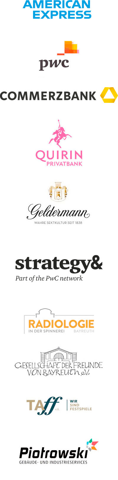 Logos der Partner und Förderer