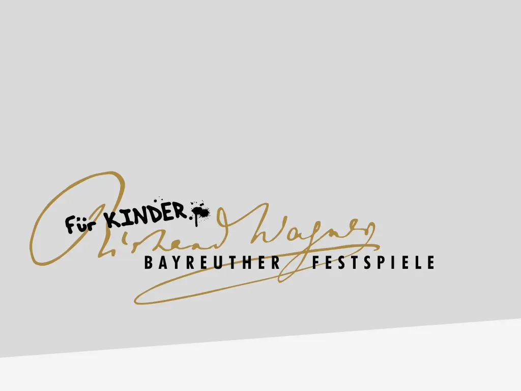 Logo der Kinderoper auf Deutsch.