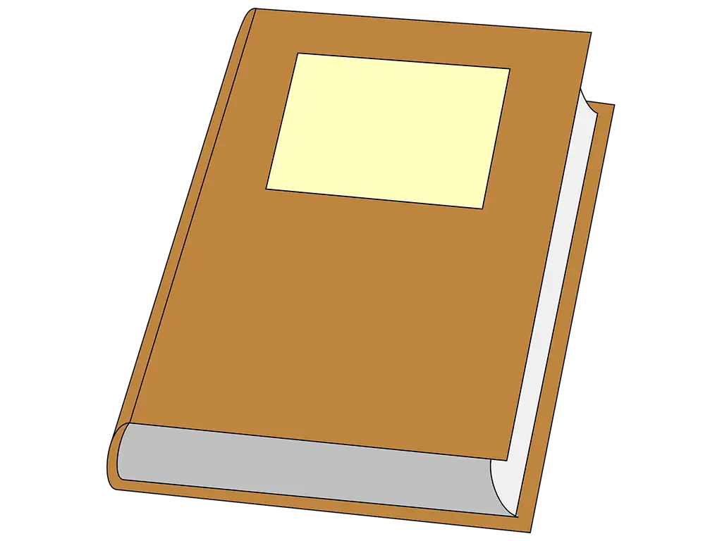 Abbildung eines Buches im Vektorstil