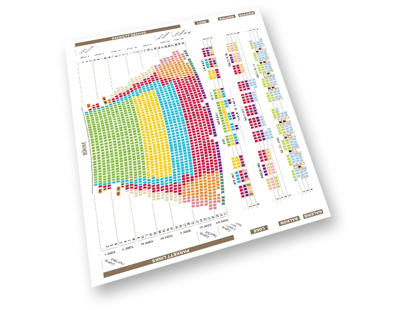 Seating plan and price list for the Bayreuth Festival 2027