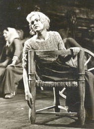 Anna Silja als Senta 1960. Der Fliegende Holländer (Inszenierung von Wieland Wagner 1959 - 1965)