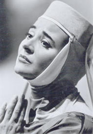 Victoria de Angeles als Elisabeth. Tannhäuser (Inszenierung von Wieland Wagner 1961 – 1967)
