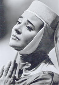 Victoria de Angeles als Elisabeth. Tannhäuser (Inszenierung von Wieland Wagner 1961 – 1967)
