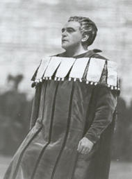 Josef Greindl als Landgraf. Tannhäuser (Inszenierung von Wieland Wagner 1961 – 1967)
