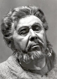 Ludwig Weber als Gurnemanz. Parsifal (Inszenierung von Wieland Wagner 1951 – 1973)
