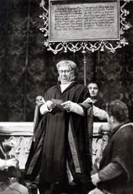 <b>Ludwig Weber als Fritz Kothner</b>. Die Meistersinger von Nürnberg (Inszenierung von Wieland Wagner  1956 –1961)
