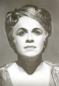 Irene Dalis als Kundry. Parsifal (Inszenierung von Wieland Wagner 1951 – 1973)
