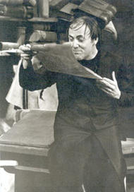 <b>Carlos Alexander als Sixtus Beckmesser</b>. Die Meistersinger von Nürnberg (Inszenierung von Wieland Wagner  1963 – 1964)
