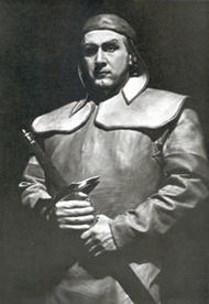 Richard Martell als Melot. Tristan und Isolde (Inszenierung von Wieland Wagner 1962-1970)