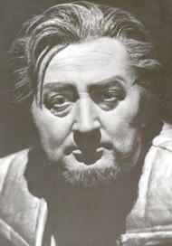 Gustav Neidlinger als Kurwenal. Parsifal (Inszenierung von Wieland Wagner 1951 – 1973)
