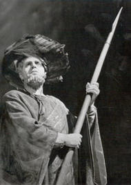 <b>Otto Wiener als Wanderer</b>. Der Ring des Nibelungen (Inszenierung von Wolfgang Wagner 1960 – 1964)
