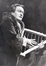 Wolfgang Windgassen als Tannhäuser. Tannhäuser (Inszenierung von Wieland Wagner 1961 – 1967)
