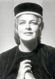 Gré Brouwenstijn als Elisabeth. Tannhäuser (Inszenierung von Wieland Wagner 1961 – 1967)
