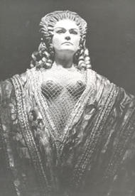 Ludmila Dvoráková als Venus. Tannhäuser (Inszenierung von Wieland Wagner 1961 – 1967)
