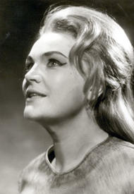 <b></noscript>Ludmila Dvoráková als Brünnhilde</b>. Der Ring des Nibelungen (Inszenierung von Wieland Wagner 1965 – 1969)
