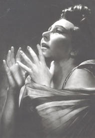 Christa Ludwig als Kundry. Parsifal (Inszenierung von Wieland Wagner 1951 – 1973)
