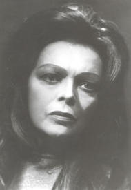 Martha Mödl als Waltraute. Der Ring des Nibelungen (Inszenierung von Wieland Wagner 1965 – 1969)
