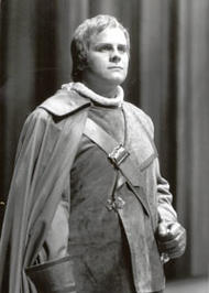 András Molnár als Heinrich der Schreiber. Tannhäuser (Inszenierung von Wolfgang Wagner 1985 – 1995)
