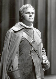 András Molnár als Heinrich der Schreiber. Tannhäuser (Inszenierung von Wolfgang Wagner 1985 – 1995)
