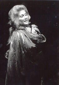 <b>Gabriele Schnaut als Venus</b>. Tannhäuser (Inszenierung von Wolfgang Wagner 1985 – 1995)
