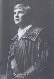 Clemens Bieber als Heinrich der Schreiber. Tannhäuser (Inszenierung von Wolfgang Wagner 1985 – 1995)
