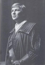 Clemens Bieber als Heinrich der Schreiber. Tannhäuser (Inszenierung von Wolfgang Wagner 1985 – 1995)
