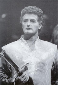 Paul Frey als Lohengrin. Lohengrin (Inszenierung von Werner Herzog 1987 - 1993)
