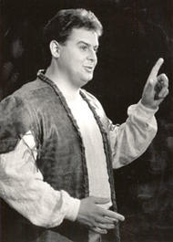 Ulrich Ress als David. Die Meistersinger von Nürnberg (Inszenierung von Wolfgang Wagner  1981 – 1988)
