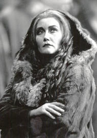 Gabriele Schnaut als Ortrud. Lohengrin (Inszenierung von Werner Herzog 1987 - 1993)
