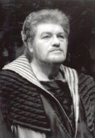 Manfred Schenk als Hermann, Landgraf von Thüringen. Tannhäuser (Inszenierung von Wolfgang Wagner 1985 – 1995)
