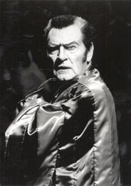 Franz Mazura als Klingsor. Parsifal (Inszenierung von Wolfgang Wagner 1989 – 2001)
