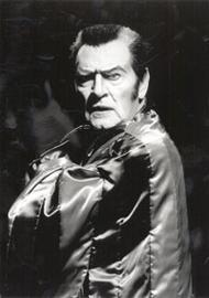 Franz Mazura als Klingsor. Parsifal (Inszenierung von Wolfgang Wagner 1989 – 2001)
