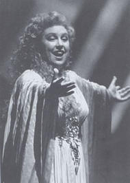 Uta Priew als Venus. Tannhäuser (Inszenierung von Wolfgang Wagner 1985 – 1995)
