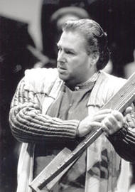 Richard Brunner als Walther von der Vogelweide. Tannhäuser (Inszenierung von Wolfgang Wagner 1985 – 1995)
