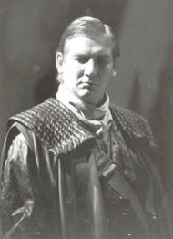 Clemens Bieber als Heinrich der Schreiber. Tannhäuser (Inszenierung von Wolfgang Wagner 1985 – 1995)
