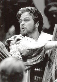 <b></noscript>Wolfgang Schmidt als Tannhäuser</b>. Tannhäuser (Inszenierung von Wolfgang Wagner 1985 – 1995)
