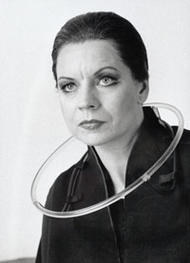 Lioba Braun als Brangäne. Tristan und Isolde (Inszenierung von Heiner Müller 1993 - 1999)
