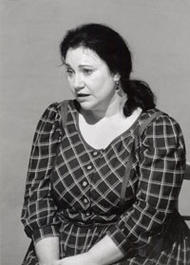 Cheryl Studer als Senta. Der Fliegende Holländer (Inszenierung von Dieter Dorn 1990 – 1999)

