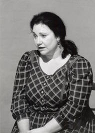 Cheryl Studer als Senta. Der Fliegende Holländer (Inszenierung von Dieter Dorn 1990 – 1999)
