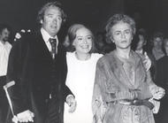 René Kollo, Gwyneth Jones als Brünnhilde und Regisseur Patrice Chéreau als Siegfried. Siegfried 1977