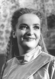 Ricarda Merbeth als Elisabeth. Tannhäuser (Inszenierung von Philippe Arlaud 2002 – 2007)