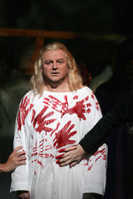 Alfons Eberz als Parsifal. Parsifal (Inszenierung von Christoph Schlingensief 2004 – 2007)
