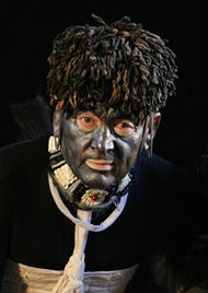 <b>Helmut Pampuch als 4. Knappe</b>. Parsifal (Inszenierung von Christoph Schlingensief 2004 – 2007)