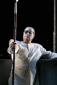 Albert Dohmen als Wotan im Rheingold. Der Ring des Nibelungen (Inszenierung von Tankred Dorst 2006 - 2010)