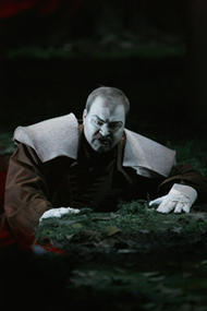 Hans-Peter König als Fafner im Siegfried. Der Ring des Nibelungen (Inszenierung von Tankred Dorst 2006 - )