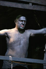 Karsten Mewes als Klingsor. Parsifal (Inszenierung von Christoph Schlingensief 2004 – 2007)