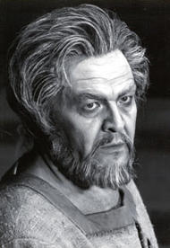 <b></noscript>Theo Adam als Gurnemanz.</b>Parsifal (Inszenierung von Wolfgang Wagner 1975 - 1981)