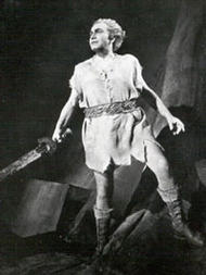 Bernd Aldenhoff als Siegfried. Ring des Nibelungen (Inszenierung Wieland Wagner 1951 - 1958)