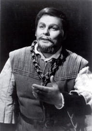 Martin Finke als Augustin Moser.Die Meistersinger von Nürnberg (Inszenierung von Wolfgang Wagner 1968 - 1976)