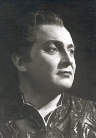 Walter Geisler als Walther von Stolzing. Die Meistersinger von Nürnberg (Inszenierung von Wieland Wagner 1956 - 1961)